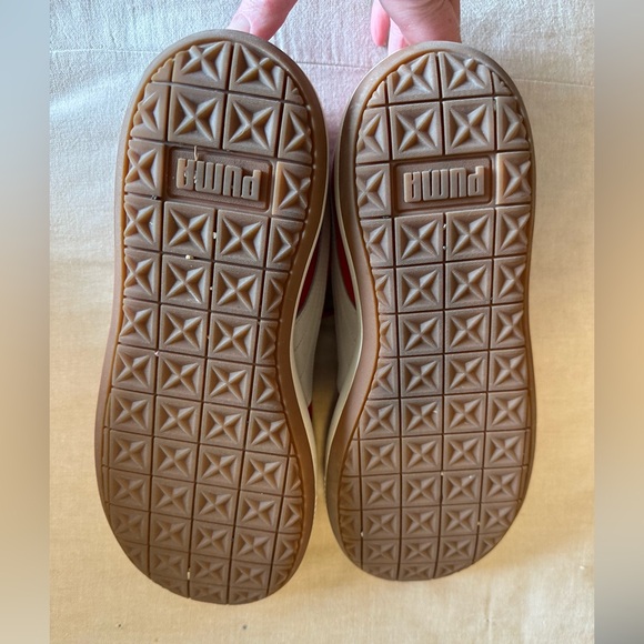 Puma Red Mayu Suede Platforms 10.5 - Picture 4 of 5